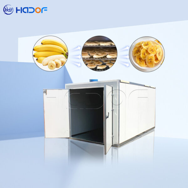 Horno de secado de plátanos